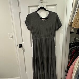 Sundry Charcoal Midi Dress
